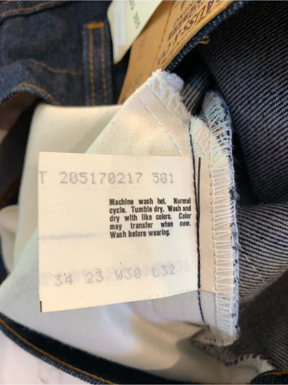 Vintage 1983 Levi's Jeans 517 Saddleman Boot Cut Men’s Size 30x32 NEW (Rare) - Picture 9 of 11